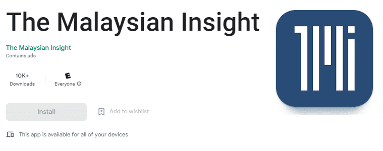the malaysian insight mobile app