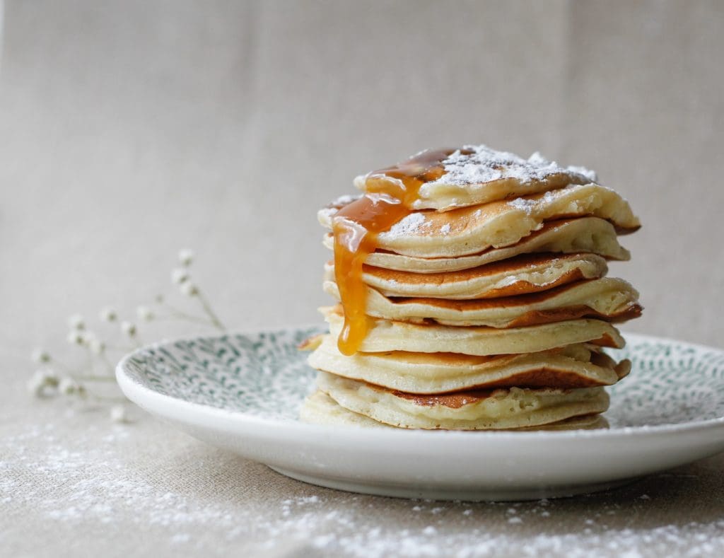 A stack of pancakes to represent the technology stack