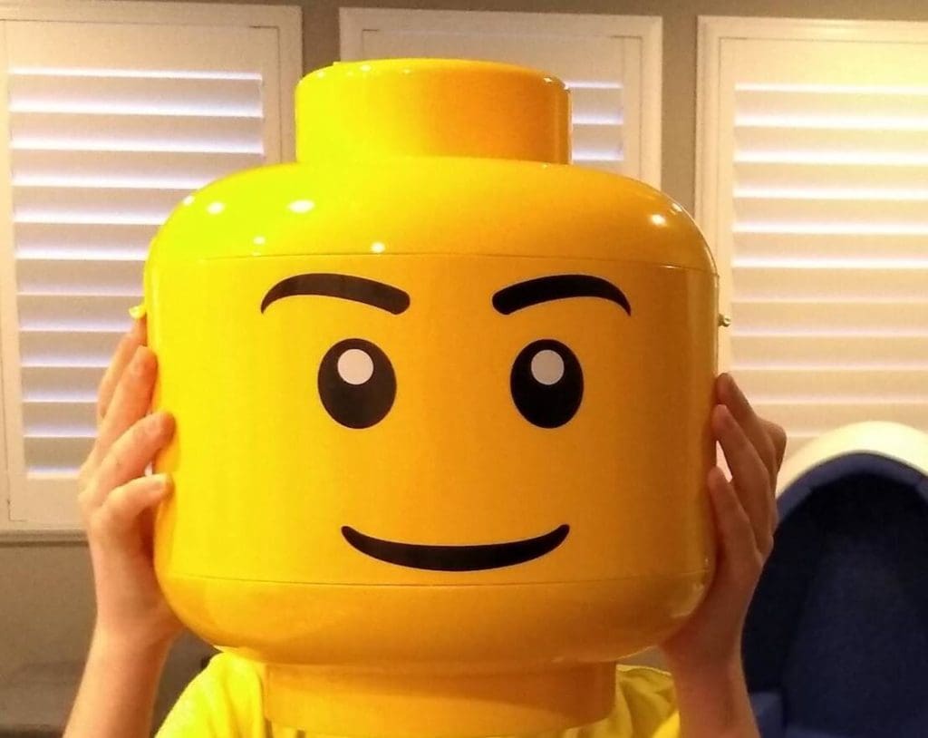 Lego head representing the server