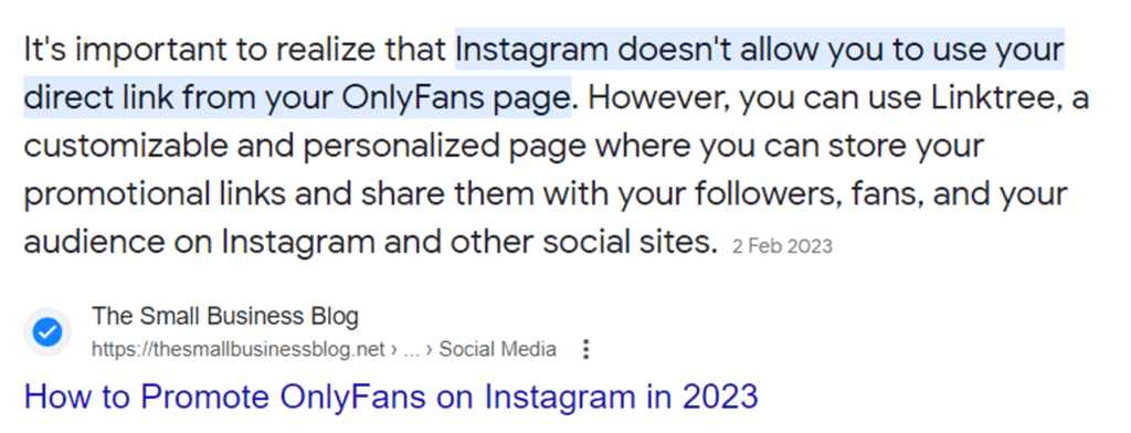inability to share link on instagram starting a no code saas