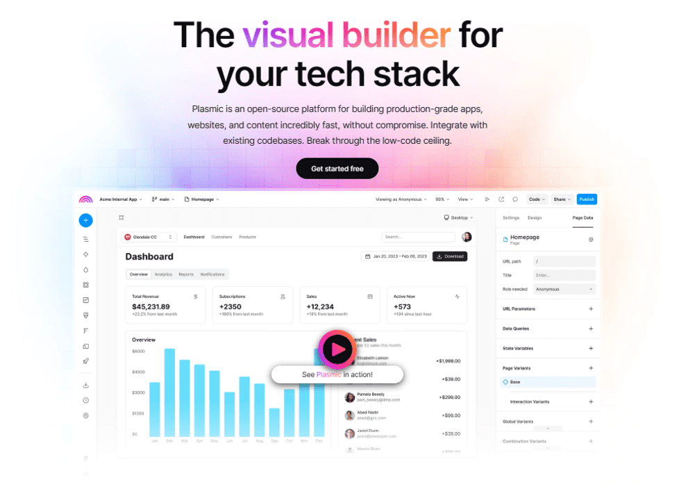 Is it possible to create templates with code components? - Developer  Support - Plasmic Community