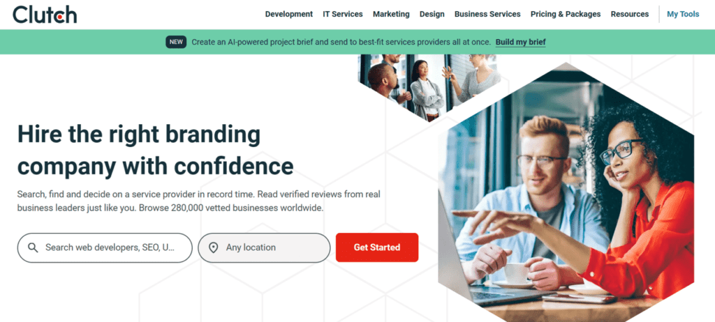 clutch is a platform to hire development agencies