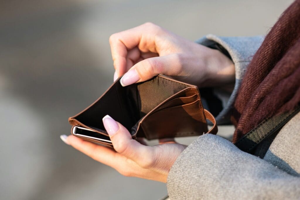 understanding the underlying problem of an empty wallet symbolizing customer software