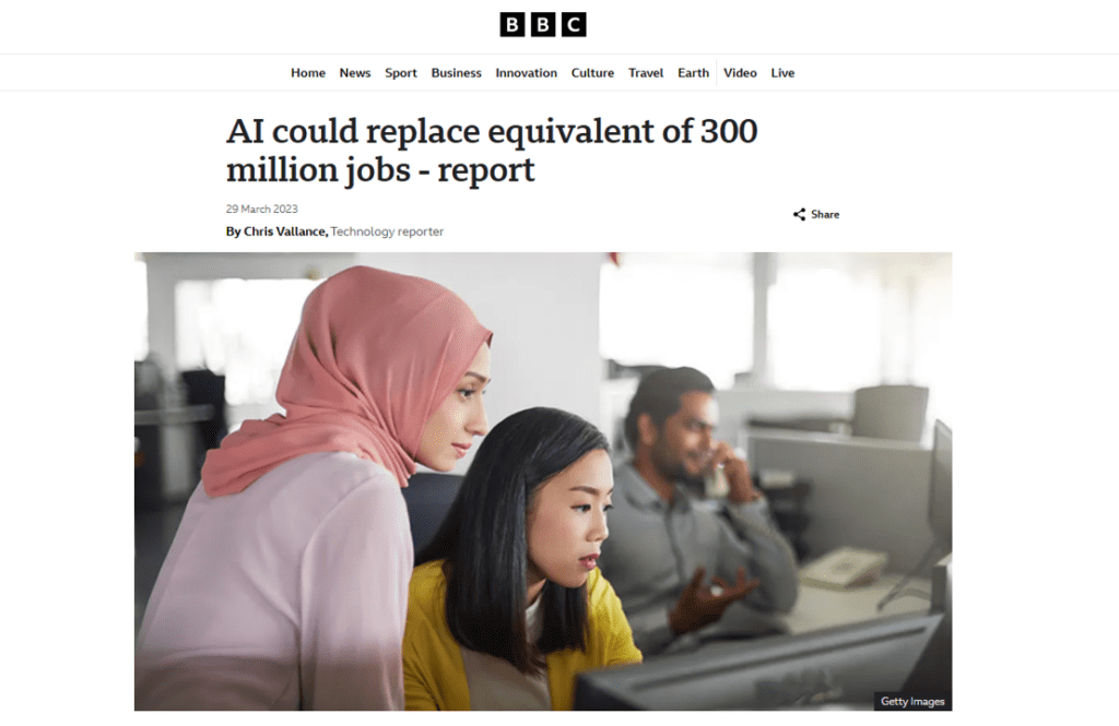ai could replace 300 million jobs article