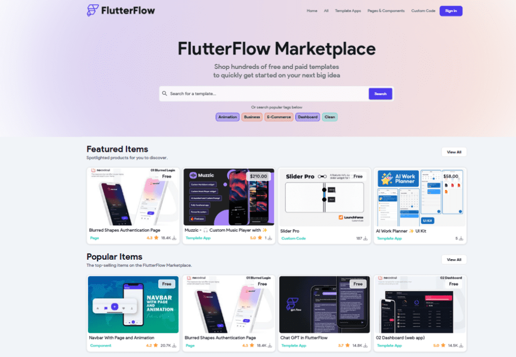 Reasons Why FlutterFlow is a Top Tier App Builder template options