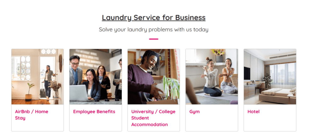 dobiqueen laundry service b2b program
