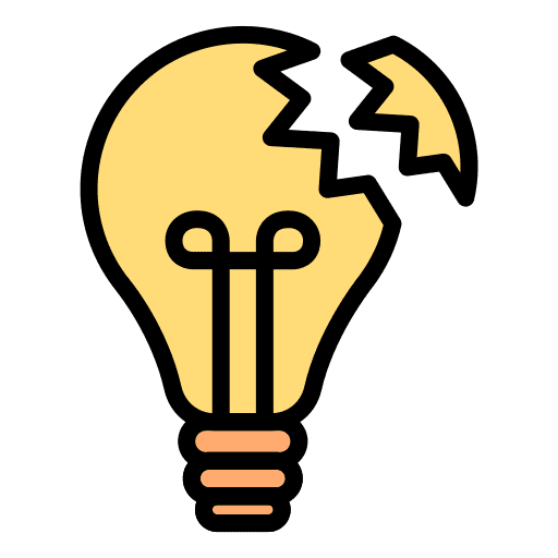 broken light bulb to show bad reasons for hiring offshore developers from the us