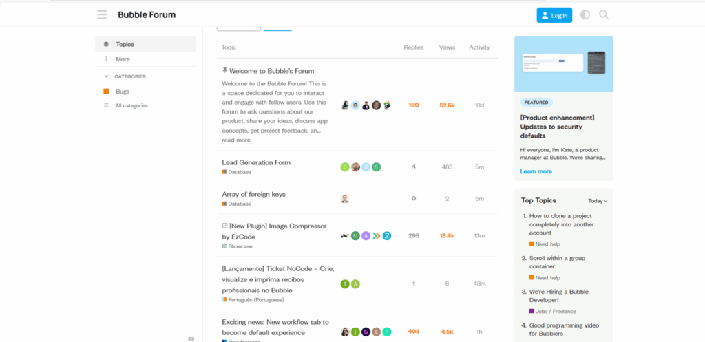 bubble io forum