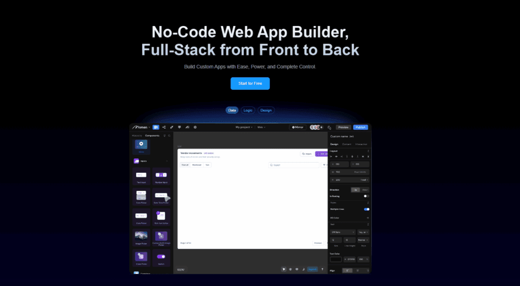 momen ai built in no code ai agent builder