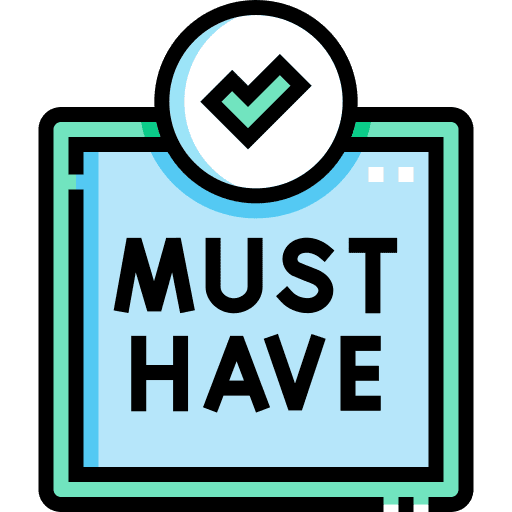 signboard saying must have to symbolize core features of any customer loyalty app