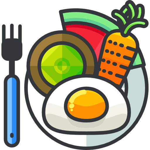 food to symbolize custom diet and nutrition app