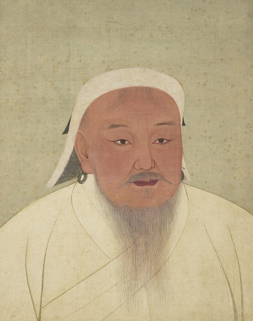 portrait of genghis khan