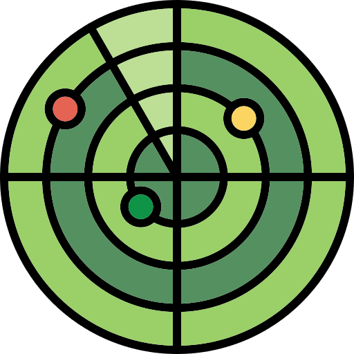 radar to symbolize custom fitness tracker app