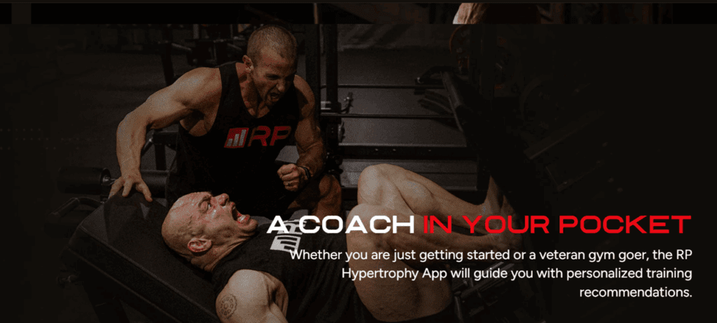 screenshot of fitness app by fitness inflencer to caution against custom fitness app development