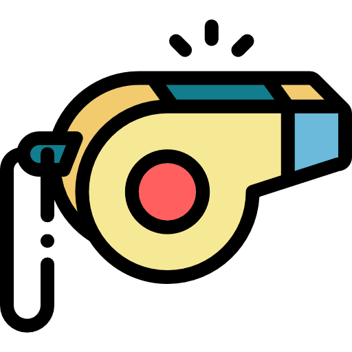 whistle to symbolize custom personal trainer and coaching app