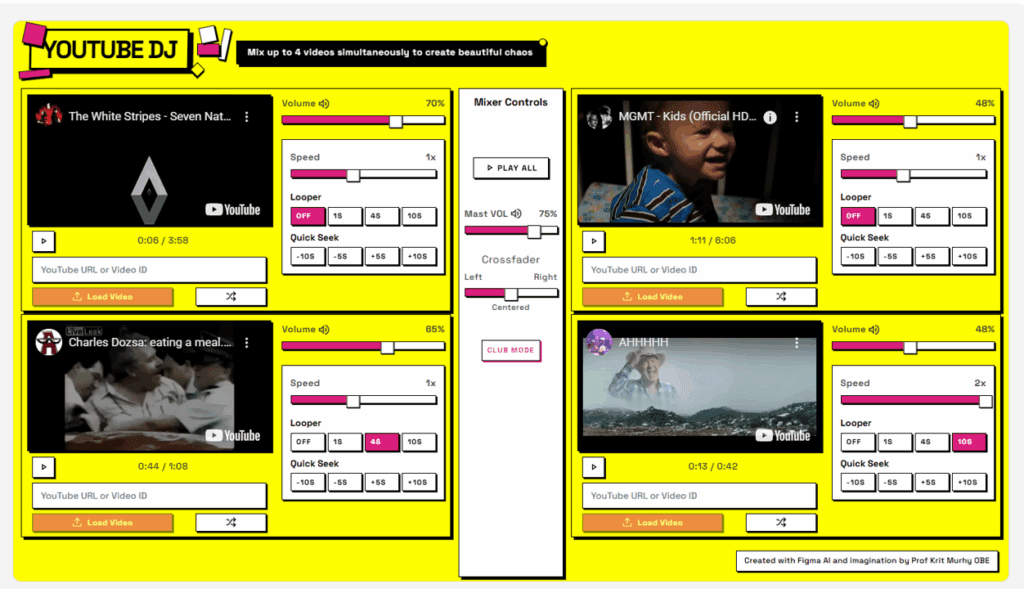 figma make youtube dj project