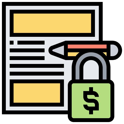 padlock and pencil to symbolise fixed cost pricing model for software development