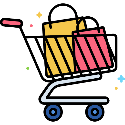 shopping-cart to symbolize product pbased mobile marketplaces